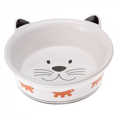 Ferplast Venere Kedi Desenli Seramik Mama ve Su Kabı 500 Ml Ferplast Venere Kedi Desenli Seramik Mama ve Su Kabı 500 Ml