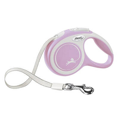 Flexi New Comfort Şerit Otomatik Gezdirme Tasması(S) 5M Rose Flexi New Comfort Şerit Otomatik Gezdirme Tasması(S) 5M Rose