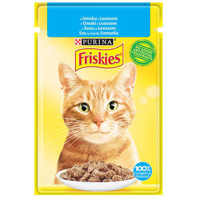 Friskies Somonlu Pouch Kedi Konservesi 85 Gr Friskies Somonlu Pouch Kedi Konservesi 85 Gr