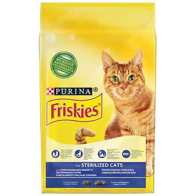 Friskies Sterilised Somonlu Ve Sebzeli Kısırlaştırılmış Yetişkin Kedi Maması 10 Kg Friskies Sterilised Somonlu Ve Sebzeli Kısırlaştırılmış Yetişkin Kedi Maması 10 Kg