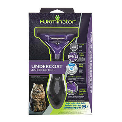 Furminator Uzun Tüylü Kedi Tarağı Large Furminator Uzun Tüylü Kedi Tarağı Large