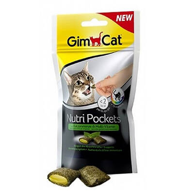 Gim Cat Kedi Ödül Tableti Nutri Pockets Kedi Otu Multivitamin 60 gr Gim Cat Kedi Ödül Tableti Nutri Pockets Kedi Otu Multivitamin 60 gr