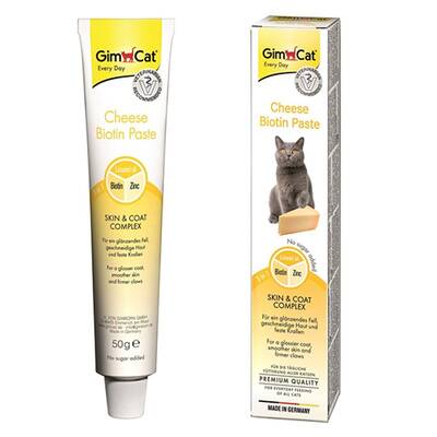 GimCat Biyotinli Ve Peynirli Güzellik Macunu 50gr GimCat Biyotinli Ve Peynirli Güzellik Macunu 50gr
