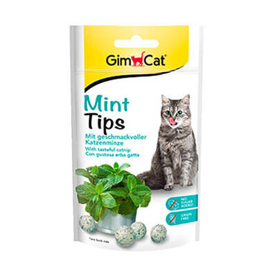 GimCat Mint Tips Ödül Tableti 40gr GimCat Mint Tips Ödül Tableti 40gr