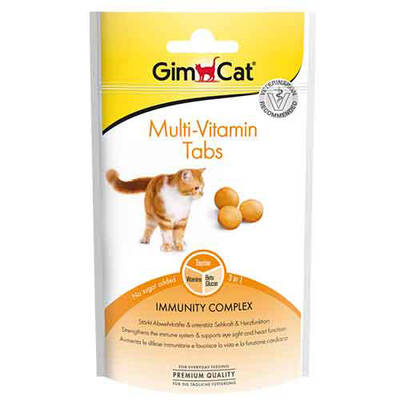 Gimcat Multi-Vitamin Tabs Kedi Ödül Tableti 40 Gr Gimcat Multi-Vitamin Tabs Kedi Ödül Tableti 40 Gr