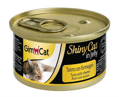 GimCat Shiny Cat Ton Balıklı ve Peynirli Kedi Konservesi 70 Gr GimCat Shiny Cat Ton Balıklı ve Peynirli Kedi Konservesi 70 Gr