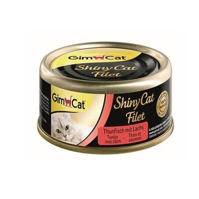 Gimcat Shinycat Tuna Balıklı Ve Somonlu Yetişkin Kedi Konservesi 70 Gr Gimcat Shinycat Tuna Balıklı Ve Somonlu Yetişkin Kedi Konservesi 70 Gr