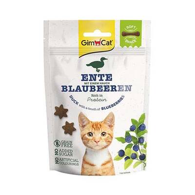 Gimcat Tahılsız Ördek ve Yabanmersinli Atıştırmalık Kedi Ödül Bisküvisi 60 Gr Gimcat Tahılsız Ördek ve Yabanmersinli Atıştırmalık Kedi Ödül Bisküvisi 60 Gr
