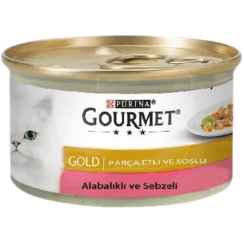Gourmet Gold Alabalık ve Sebzeli Yetişkin Kedi Konservesi 85 gr Gourmet Gold Alabalık ve Sebzeli Yetişkin Kedi Konservesi 85 gr