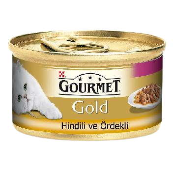 Gourmet Gold Ördek ve Hindili Yetişkin Kedi Konservesi 85 gr Gourmet Gold Ördek ve Hindili Yetişkin Kedi Konservesi 85 gr