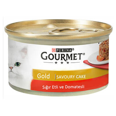 Gourmet Gold Savoury Cake Sığır Etli Domates Kedi Konserve 85 Gr Gourmet Gold Savoury Cake Sığır Etli Domates Kedi Konserve 85 Gr