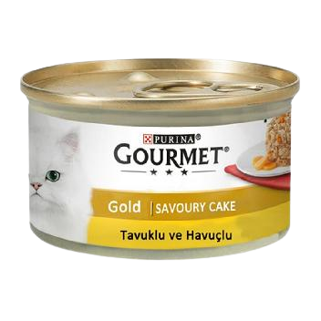 Gourmet Gold Savoury Parça Etli Tavuk ve Havuç Yetişkin Kedi Konservesi 85 Gr Gourmet Gold Savoury Parça Etli Tavuk ve Havuç Yetişkin Kedi Konservesi 85 Gr