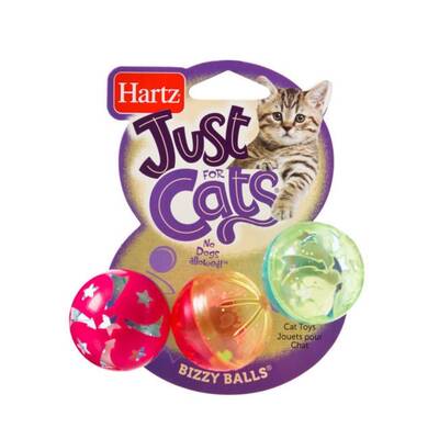 Hartz Jfc Bizzy Balls Cat Toy Kedi Topları Hartz Jfc Bizzy Balls Cat Toy Kedi Topları