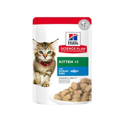 Hills Kitten Balıklı Yavru Kedi Pouch Konservesi 85 Gr