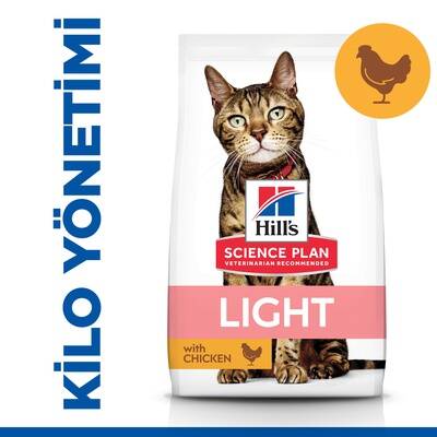 Hills Light Tavuklu Diyet Yetişkin Kedi Maması 1,5 Kg Hills Light Tavuklu Diyet Yetişkin Kedi Maması 1,5 Kg