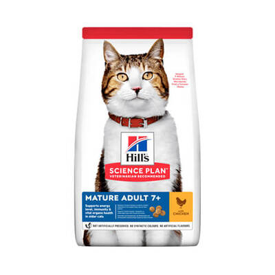 Hills Mature +7 Tavuklu Yaşlı Kedi Maması 1.5 Kg Hills Mature +7 Tavuklu Yaşlı Kedi Maması 1.5 Kg