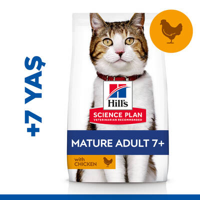 Hills Mature +7 Tavuklu Yaşlı Kedi Maması 3 Kg Hills Mature +7 Tavuklu Yaşlı Kedi Maması 3 Kg