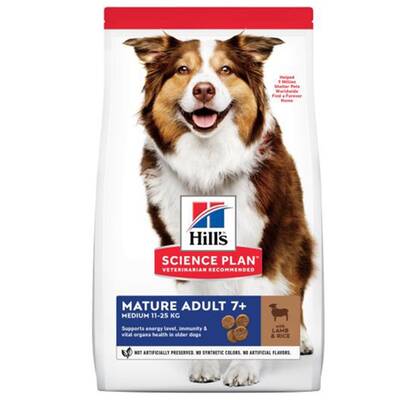 Hills Mature Adult 7+ Orta Irk Kuzu Etli Yaşlı Köpek Maması 14 Kg Hills Mature Adult 7+ Orta Irk Kuzu Etli Yaşlı Köpek Maması 14 Kg