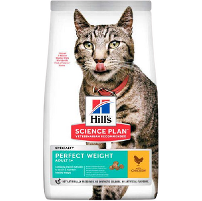 Hills Perfect Weight Yetişkin Tavuk Kedi Maması 2,5 Kg Hills Perfect Weight Yetişkin Tavuk Kedi Maması 2,5 Kg