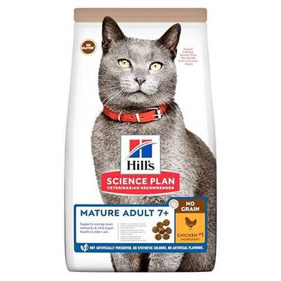 Hills Tahılsız Tavuklu Yaşlı Kedi Maması 1,5 Kg Hills Tahılsız Tavuklu Yaşlı Kedi Maması 1,5 Kg