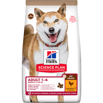 Hills Tavuklu Orta Irk Tahılsız Yetişkin Köpek Maması 12 Kg Hills Tavuklu Orta Irk Tahılsız Yetişkin Köpek Maması 12 Kg