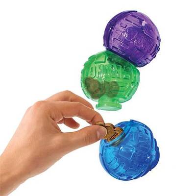 Kong Ödüllü Köpek Oyuncağı Üç Top Lock-It 12 Cm Kong Ödüllü Köpek Oyuncağı Üç Top Lock-It 12 Cm