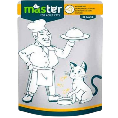 Master Tavuk Etli Pouch Kedi Maması 80 Gr. Master Tavuk Etli Pouch Kedi Maması 80 Gr.