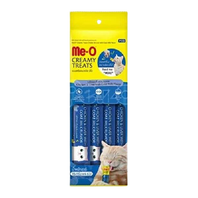 Meo Creamy Tavuk & Ciğer İle Keçi Sütlü Kedi Ödülü 4x15 Gr Meo Creamy Tavuk & Ciğer İle Keçi Sütlü Kedi Ödülü 4x15 Gr