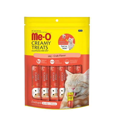 Me-o Creamy Yengeç Aromalı Kedi Ödülü 20x15 Gr Me-o Creamy Yengeç Aromalı Kedi Ödülü 20x15 Gr