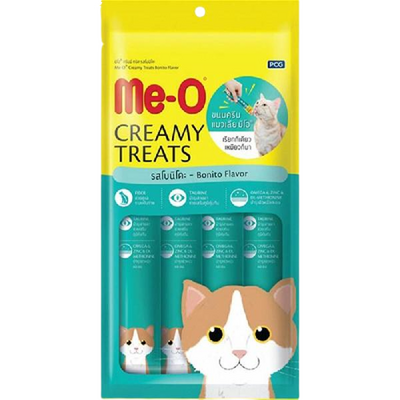 Meo Creamy Kurutulmuş Ton Balığı Kedi Ödülü 4x15gr Meo Creamy Kurutulmuş Ton Balığı Kedi Ödülü 4x15gr