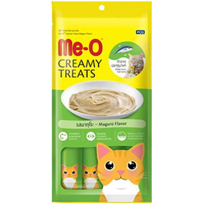 Meo Creamy Mavi Yüzgeçli Orkinos Kedi Ödülü 4x15gr Meo Creamy Mavi Yüzgeçli Orkinos Kedi Ödülü 4x15gr