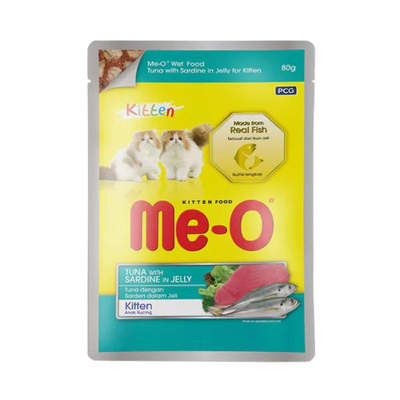 Meo Kitten Jöle İçerisinde Ton Balık ve Sardalyalı Yavru Kedi Konservesi 80 Gr Meo Kitten Jöle İçerisinde Ton Balık ve Sardalyalı Yavru Kedi Konservesi 80 Gr