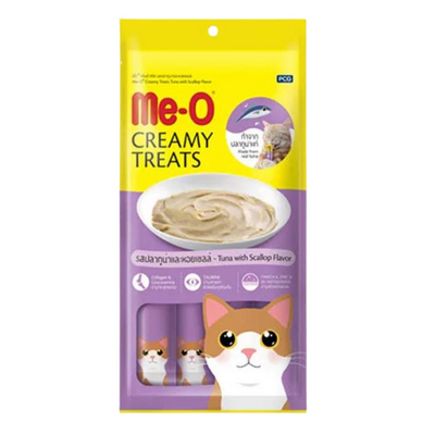 Meo Kremalı Ton Balık Ve Deniz Taraklı Kedi Sıvı Ödül Maması 4x15 Gr Meo Kremalı Ton Balık Ve Deniz Taraklı Kedi Sıvı Ödül Maması 4x15 Gr