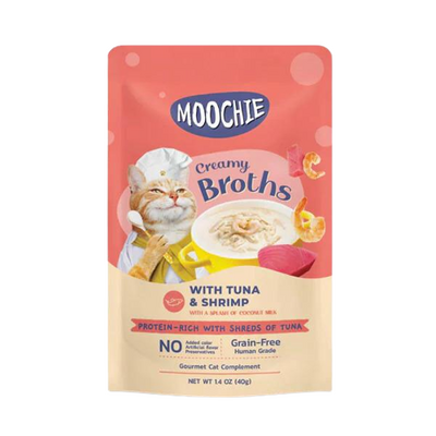 Moochie Çorba Kedi Ödülü Ton-Karides 40 Gr Moochie Çorba Kedi Ödülü Ton-Karides 40 Gr