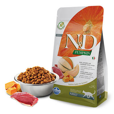 ND Balkabaklı Ördek ve Kavunlu Yetişkin Kedi Maması 1.5 Kg ND Balkabaklı Ördek ve Kavunlu Yetişkin Kedi Maması 1.5 Kg