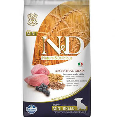 N&D Ancestral Grain Kuzu Etli Yaban Mersinli Küçük Irk Ata Tahıllı Yavru Köpek Maması 2,5 Kg N&D Ancestral Grain Kuzu Etli Yaban Mersinli Küçük Irk Ata Tahıllı Yavru Köpek Maması 2,5 Kg