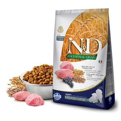 ND Düşük Tahıllı Kuzu Etli Orta ve Büyük Irk Yavru Köpek Maması 2.5 Kg ND Düşük Tahıllı Kuzu Etli Orta ve Büyük Irk Yavru Köpek Maması 2.5 Kg
