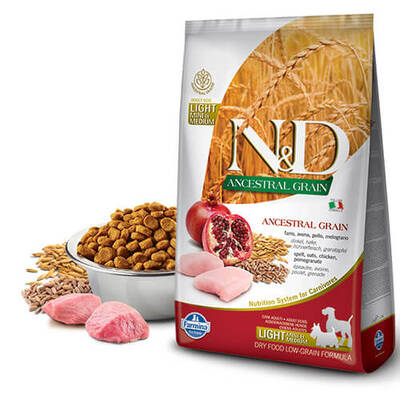 ND Düşük Tahıllı Light Tavuk ve Narlı Küçük Irk Diyet Köpek Maması 2.5 Kg ND Düşük Tahıllı Light Tavuk ve Narlı Küçük Irk Diyet Köpek Maması 2.5 Kg