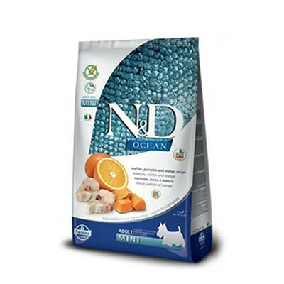 ND Ocean Balıklı ve Balkabaklı Tahılsız Küçük Irk Yetişkin Köpek Maması 7 Kg ND Ocean Balıklı ve Balkabaklı Tahılsız Küçük Irk Yetişkin Köpek Maması 7 Kg
