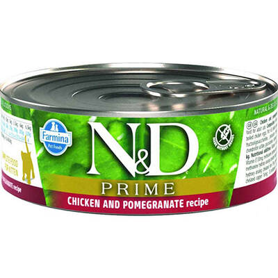 ND Prime Kitten Tavuk Nar Yavru Kedi Konservesi 80 Gr ND Prime Kitten Tavuk Nar Yavru Kedi Konservesi 80 Gr