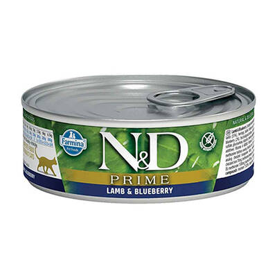 ND Prime Kuzu & Yaban Mersini Yetişkin Kedi Konservesi 80 Gr ND Prime Kuzu & Yaban Mersini Yetişkin Kedi Konservesi 80 Gr