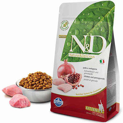N&D Prime Tavuklu ve Narlı Tahılsız Yavru Kedi Mamsı 5 Kg N&D Prime Tavuklu ve Narlı Tahılsız Yavru Kedi Mamsı 5 Kg