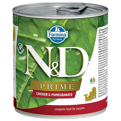 ND Prime Tavuk ve Narlı Yavru Köpek Konservesi 285 Gr ND Prime Tavuk ve Narlı Yavru Köpek Konservesi 285 Gr