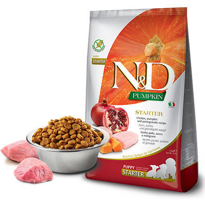ND Pumpkin Starter Tavuk ve Narlı Anne ve Yavru Köpek Maması 2,5 Kg ND Pumpkin Starter Tavuk ve Narlı Anne ve Yavru Köpek Maması 2,5 Kg