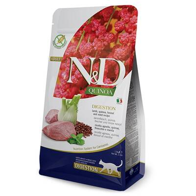 N&D Quinoa Digestion Kuzulu Kinoalı Yetişkin Kedi aması 1,5kg N&D Quinoa Digestion Kuzulu Kinoalı Yetişkin Kedi aması 1,5kg