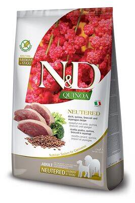 ND Quinoa Ördek ve Brokoli Büyük ve Orta Irk Yetişkin Kısırlaştırılmış Köpek Maması 12 Kg ND Quinoa Ördek ve Brokoli Büyük ve Orta Irk Yetişkin Kısırlaştırılmış Köpek Maması 12 Kg