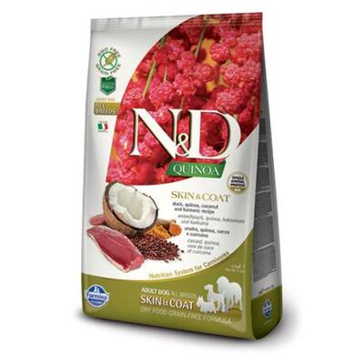 ND Quinoa Skin Coat Bıldırcın Yetişkin Köpek Maması 2.5 kg ND Quinoa Skin Coat Bıldırcın Yetişkin Köpek Maması 2.5 kg