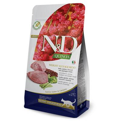 ND Quinoa Weight Management Kuzu Yetişkin Kedi Maması 1.5 kg ND Quinoa Weight Management Kuzu Yetişkin Kedi Maması 1.5 kg