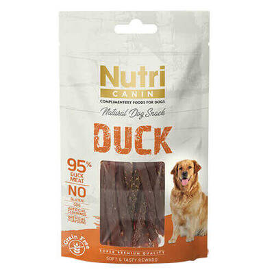 Nutri Canin Ördekli Tahılsız Köpek Ödül Maması 80Gr Nutri Canin Ördekli Tahılsız Köpek Ödül Maması 80Gr