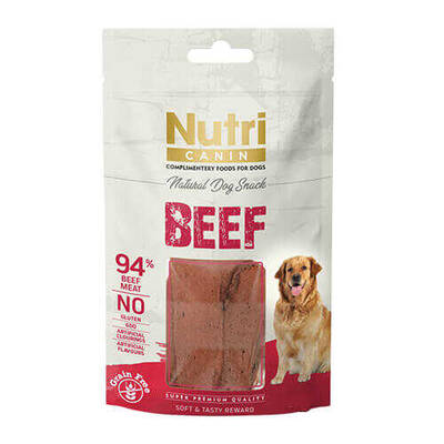 Nutri Canin Sığır Etli Tahılsız Köpek Ödül Maması80 Gr